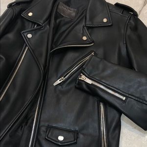 Zara Fitted Biker Jacket